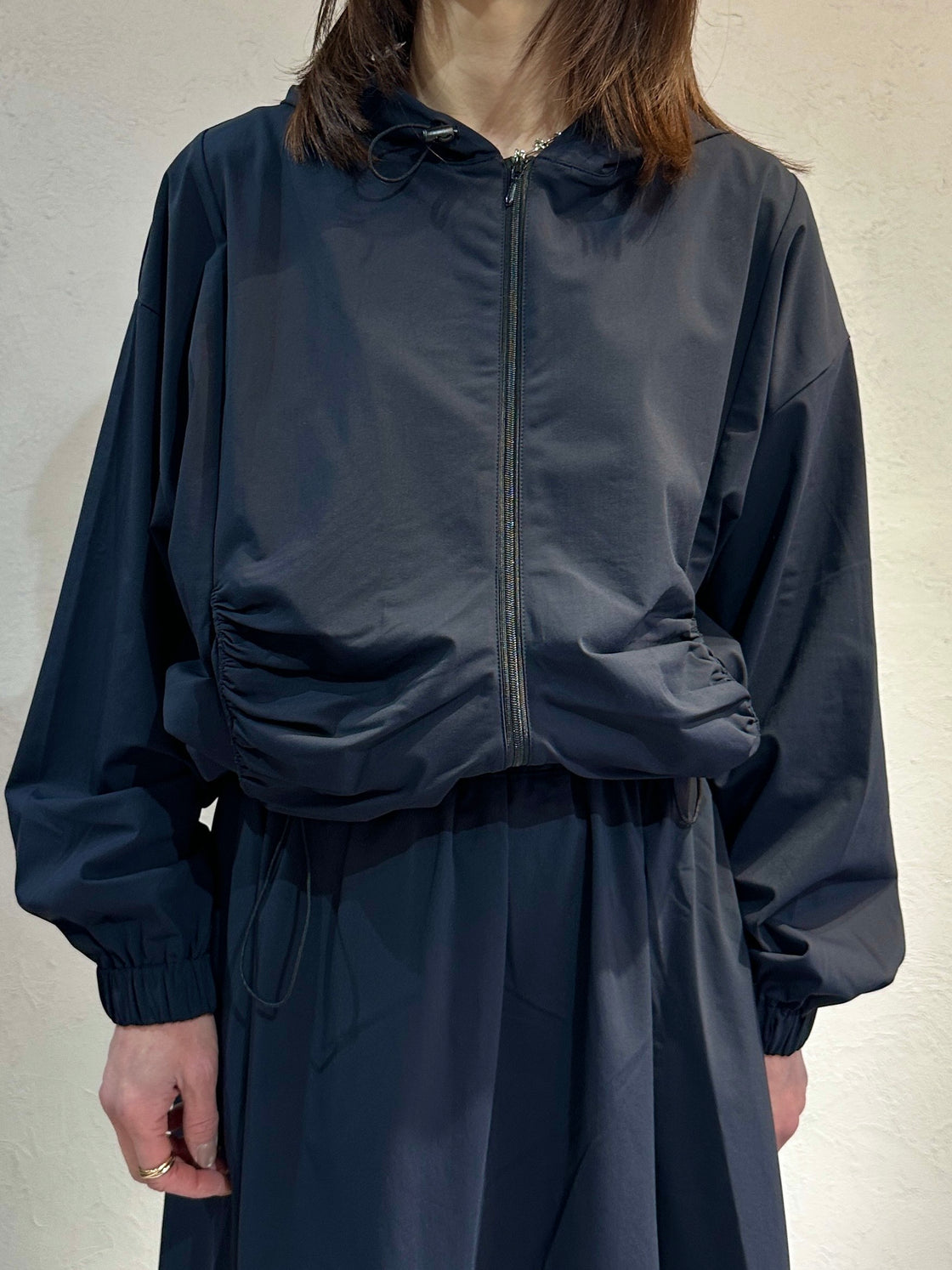 フード付きブルゾン